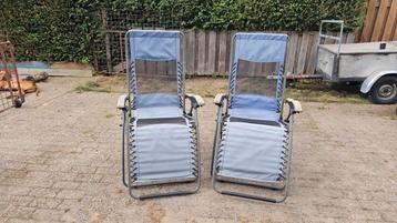 2x Tuinstoelen/ligstoelen  beschikbaar voor biedingen