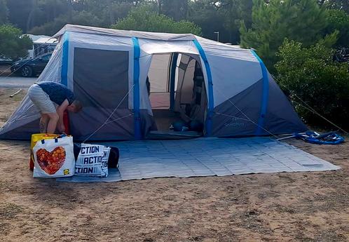 Quechua Air Seconds Family 6.3 XL, Caravans en Kamperen, Tenten, tot en met 6, Gebruikt, Ophalen of Verzenden