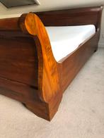 Teak houten ledikant Lits Jumeaux, Huis en Inrichting, Slaapkamer | Bedden, Gebruikt, 210 cm, Tweepersoons, Ophalen of Verzenden