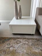 Goossens hoog glans Bijzettafel Tampa nieuw, Huis en Inrichting, Minder dan 55 cm, Rond, Zo goed als nieuw, Ophalen