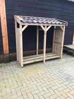 Geïmpregneerd Houthok | Houtopslag | haardhout | 2 vaks, Tuin en Terras, Haardhout, Minder dan 3 m³, Ophalen of Verzenden, Overige houtsoorten