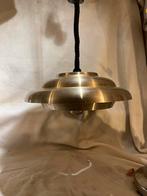 Vintage Dijkstra UFO hanglamp messing kleur, Huis en Inrichting, Lampen | Hanglampen, Ophalen of Verzenden, Zo goed als nieuw