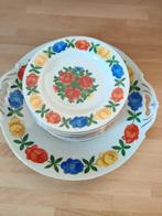 Vintage gebaksstel, Antiek en Kunst, Antiek | Servies los, Ophalen of Verzenden