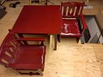 Kleutertafeltje  met 2 stoeltjes., Kinderen en Baby's, Kinderkamer | Tafels en Stoelen, Ophalen, Zo goed als nieuw, Tafel(s) en Stoel(en)