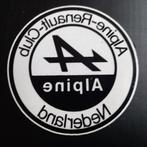 Mooie sticker.   Alpine Renault Club., Ophalen of Verzenden, Zo goed als nieuw