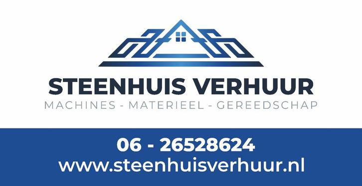 TE HUUR: diverse bouwmaterielen, tuin machines, en op hoogte, Doe-het-zelf en Verbouw, Gereedschap | Overige machines, Zo goed als nieuw