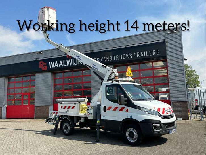 Iveco Daily 35S14 APK 10-07-2026 14 meter, 4x stamped, 413 w, Auto's, Bestelauto's, Bedrijf, Te koop, Airbags, Airconditioning