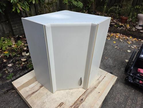 Hoekkast keuken, Huis en Inrichting, Keuken | Keukenelementen, Gebruikt, Minder dan 100 cm, 50 tot 100 cm, 25 tot 50 cm, Wit, Ophalen