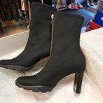 Alexander McQueen nieuwe neopreen laarzen zwart 38 nr 47086, ., Zwart, Lage of Enkellaarzen, Alexander mcqueen