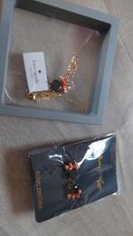 Kate Spade Oorbellen & Ketting Set - Disney Thema, Zwart, Ophalen of Verzenden, Zo goed als nieuw, Overige materialen