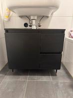 Badkamermeubel zwart, Ophalen, Zo goed als nieuw, 25 tot 50 cm, Minder dan 100 cm