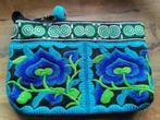 Nieuwe handgemaakte etnische Hmong clutch/etui blauw, Ophalen of Verzenden, Nieuw