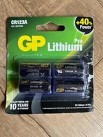 GP Lithium CR123A batterij - CR123 - CR123a 3V, Ophalen of Verzenden, Nieuw