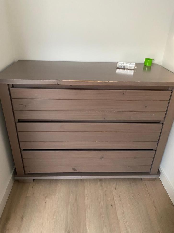 Kidsmill Malmo babykamer / kinderkamer (ledikant, commode), Kinderen en Baby's, Kinderkamer | Complete kinderkamers, Gebruikt