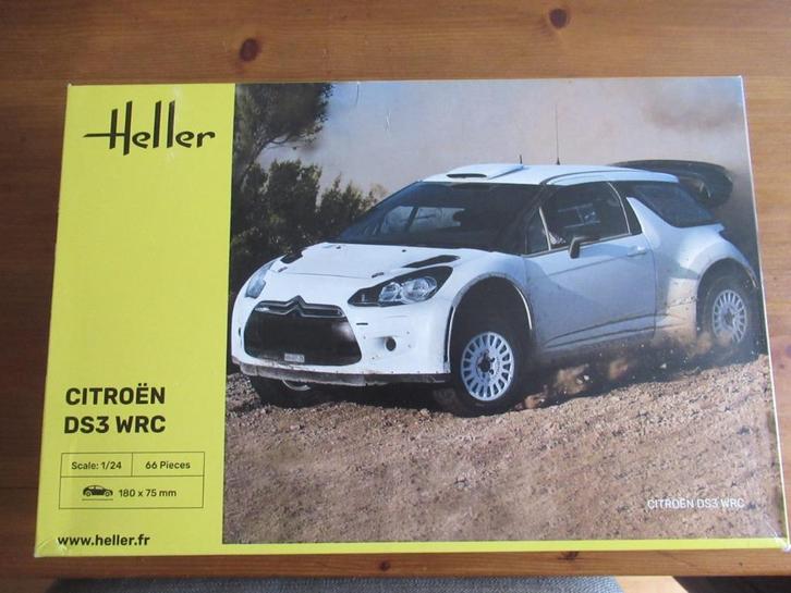 Citroën DS3 WRC (Heller 1/24), Hobby en Vrije tijd, Modelbouw | Auto's en Voertuigen, Nieuw, Auto, Groter dan 1:32, Heller, Ophalen of Verzenden