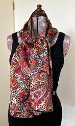 Vintage Fraas Sjaal Paisley  Bruinrood Bordeaux 158 cm, Ophalen of Verzenden, Zo goed als nieuw, Maat 38/40 (M), Sjaal