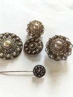 Prachtige antieke zilveren lot Zeeuws knop sieraden, Sieraden, Tassen en Uiterlijk, Zilver, Verzenden
