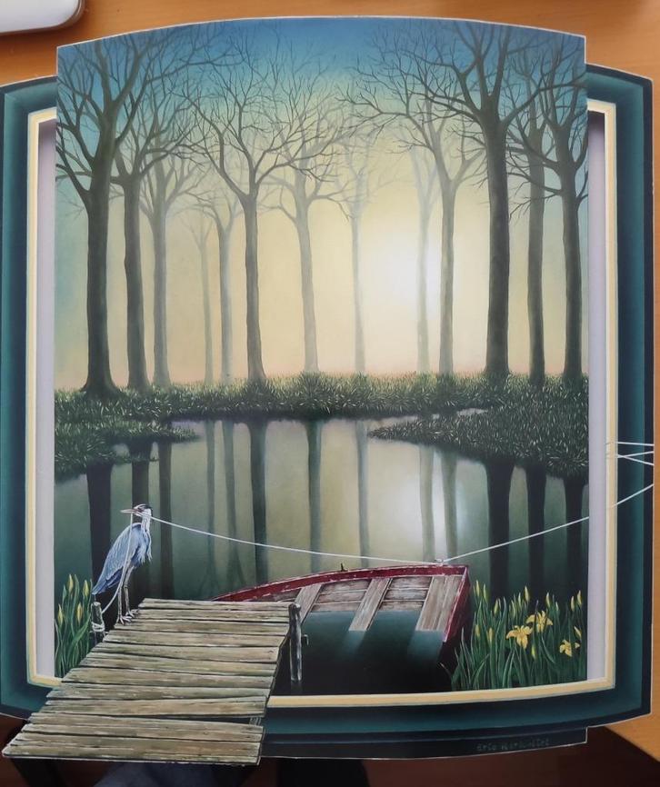 Giclee van een kunstwerk van Eric Kerkvliet [N841.1558]5, Antiek en Kunst, Kunst | Schilderijen | Modern, Ophalen