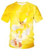 Super Sonic t-shirt maat 134/140 NIEUW, Nieuw, Sonic, Jongen of Meisje, Ophalen of Verzenden