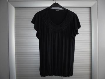 shirt / top zwart Rossini maat 46 beschikbaar voor biedingen