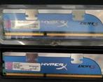 4 GB RAM DDR3 : 2 x 2 GB KINGSTON HYPERX, Ophalen of Verzenden, Zo goed als nieuw, DDR3, Desktop
