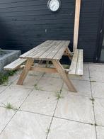 Houten Picknicktafel, Tuin en Terras, Picknicktafels, Ophalen, Gebruikt, Rechthoekig, Hout