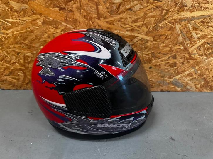 Bieffe integraalmotorhelm met drakenprint - ReK4, Motoren, Kleding | Motorhelmen, Heren, Integraalhelm, Overige merken, Tweedehands