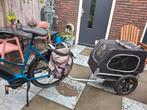Opvouwbare hondenfietskar, Ophalen of Verzenden, Gebruikt
