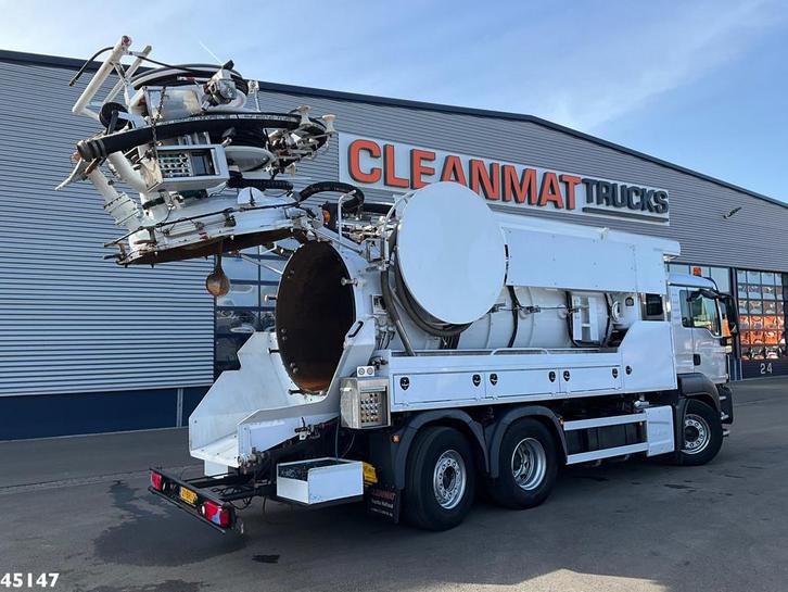 MAN TGS 26.440 Euro 6 Kroll 11m³ Riool Combi (bj 2015), Auto's, Vrachtwagens, ABS, Achteruitrijcamera, Airconditioning, Cruise Control