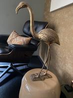 Regency XL brass flamingo 55 cm Vintage, Huis en Inrichting, Woonaccessoires | Overige, Ophalen of Verzenden, Zo goed als nieuw