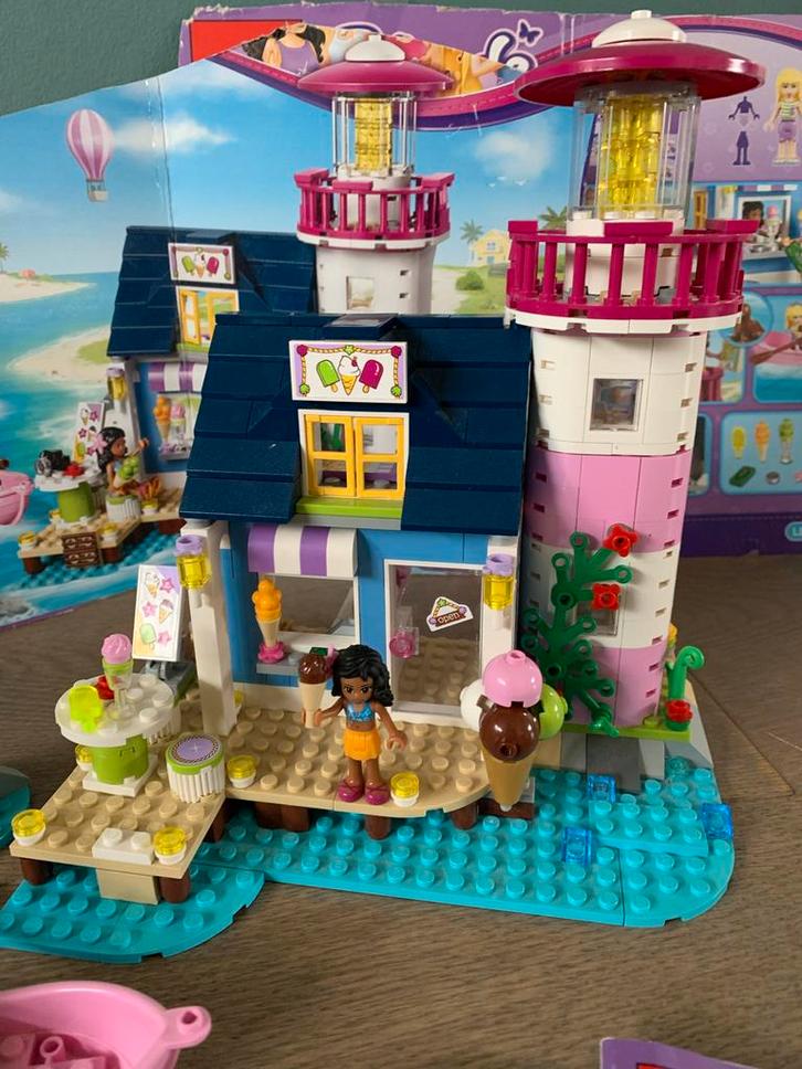 Lego Friends Vuurtoren Reddingscentrum 41094, Kinderen en Baby's, Speelgoed | Duplo en Lego, Zo goed als nieuw, Lego, Complete set