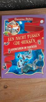 Geronimo Stilton - Een nacht tussen de heksen, Ophalen of Verzenden, Gelezen, Geronimo Stilton