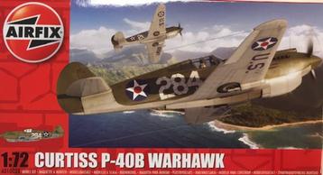 Coelianmodels, Airfix 01003B, Curtiss P-40, 1/72, € 11,- beschikbaar voor biedingen