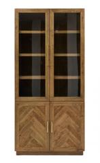 Nieuw - Riviera Maison Brescia Cabinet Vitrine Buffet kast, 100 tot 150 cm, 200 cm of meer, Nieuw, Ophalen of Verzenden