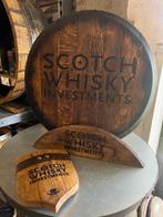 Wanschild Whisky gepersonaliseerd bruiloft cadeau, Nieuw, Barrel Atelier, Ophalen of Verzenden, Info@barrelatelier.nl