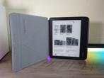 KOBO Libra 2 e-reader, zwart + doosje + sleepcover, zgan, Kobo, Ophalen of Verzenden, Zo goed als nieuw, 7 inch