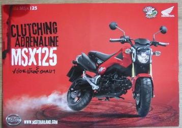 Honda MSX125 folder Engels en Thai-talig bijzonder item beschikbaar voor biedingen