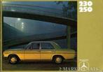 Folder Mercedes 230, Mercedes 250 W 114 /8, Zo goed als nieuw, Mercedes-Benz, Mercedes, Ophalen of Verzenden