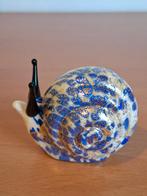 Slakje blauw/paars- goud Murano, Ophalen of Verzenden