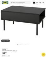 Ikea Tunsta coffee side table as new, 50 tot 100 cm, Ophalen of Verzenden, Zo goed als nieuw, Metaal