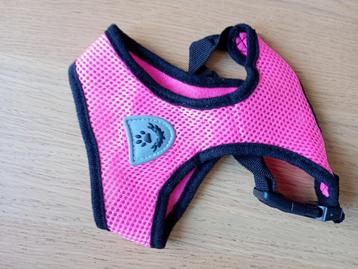 New Pink Pet Harness with Leash – Size M – For Cat or Dog beschikbaar voor biedingen