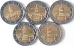 Speciale 2-euro munten Duitsland 2018 Berlijn A,D,F,G,J, Verzenden, Duitsland, 10 euro, Setje