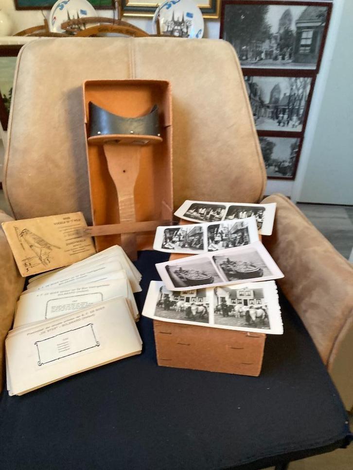 stereoscoop stereofoto's A.F. de Boer Bolsward, Antiek en Kunst, Curiosa en Brocante, Ophalen of Verzenden