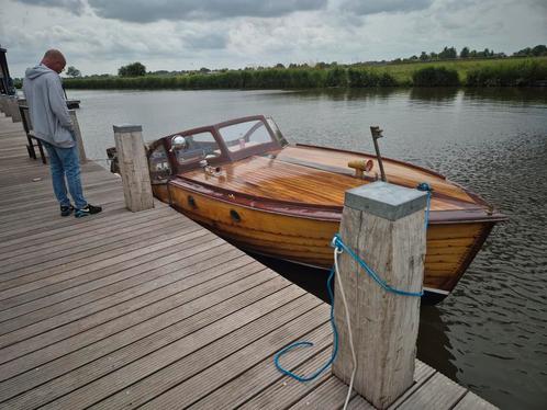 Storebro houten boot sloep.te ruil., Watersport en Boten, Sloepen, Zo goed als nieuw, 6 meter of meer, Binnenboordmotor, Diesel