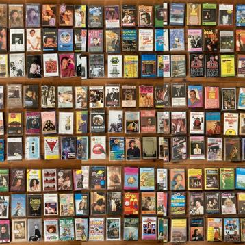 Cassettebandjes origineel voorbespeeld jaren 50 60 70 80 90 beschikbaar voor biedingen