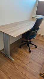 Bureau 180 x 70 cm  en bureaustoel, Ophalen of Verzenden, Zo goed als nieuw