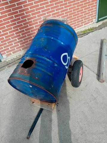 Zelfbouw giertank voor skelter/zitmaaier beschikbaar voor biedingen