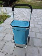 zgan boodschappentrolley, Ophalen, 30 cm of meer, Blauw, Minder dan 35 cm