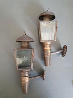 Paar Antieke koets/ scheeps lampen, Ophalen of Verzenden