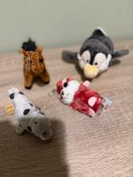 Knuffel dieren sleutelhangers - Set van 4, Ophalen, Zo goed als nieuw, Overige typen